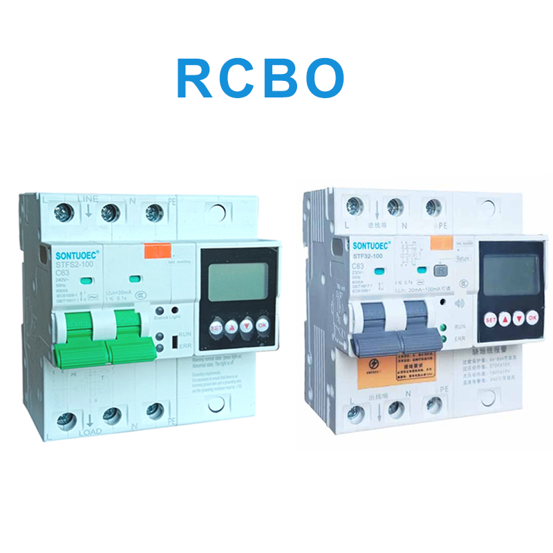 100A 2P 4P RCBO multi
