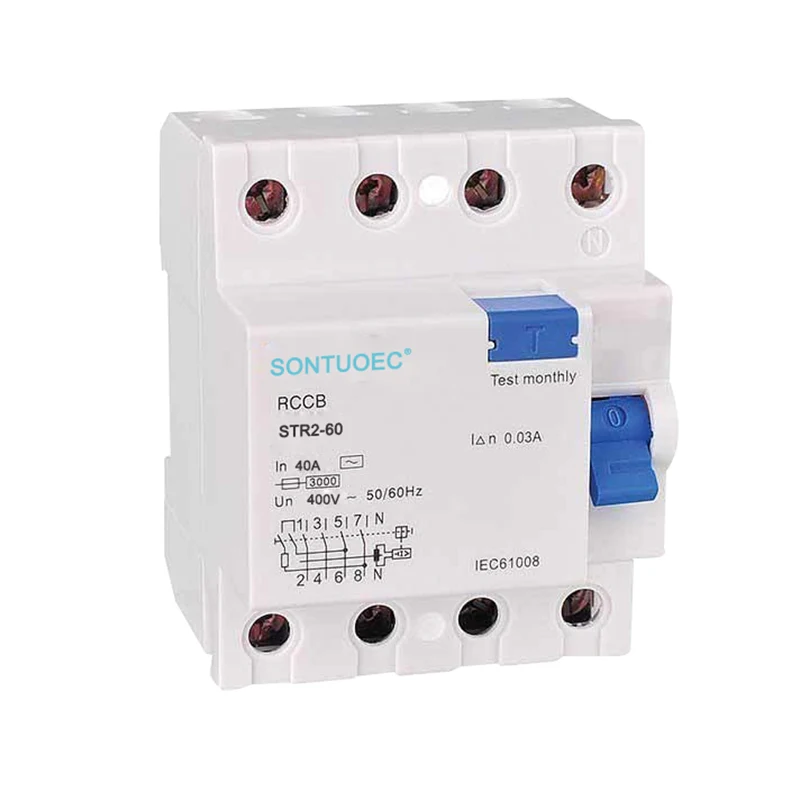 4p 63a /30ma RCD AC kalite