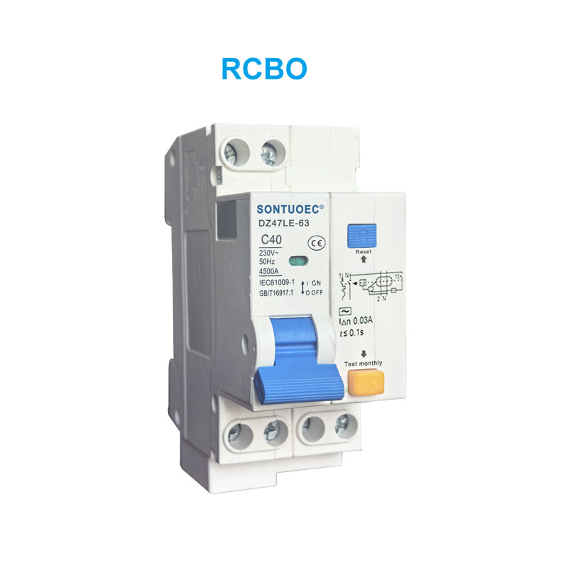 Dz47le-63 RCBO Seri Leakage Kouran Disjoncteur