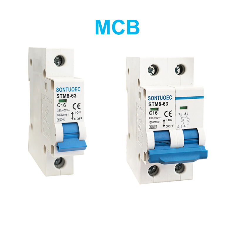 STM8-63 Miniature Awondisman Brewer 6KA 1P 2P 3P 4P 16A 230/400V